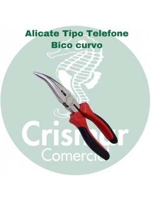 Alicate de Bico Curvo Tipo Telefone