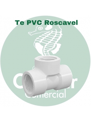 tê pvc Roscável