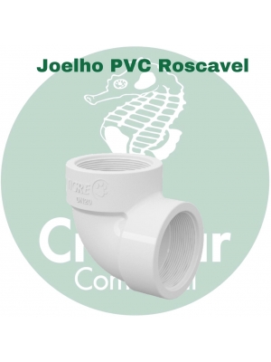 Joelho PVC Roscável