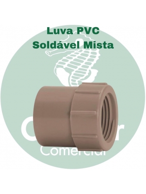 Luva Pvc Soldável Mista