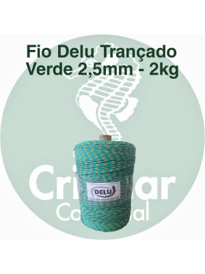 Fio Delu Trançado Verde