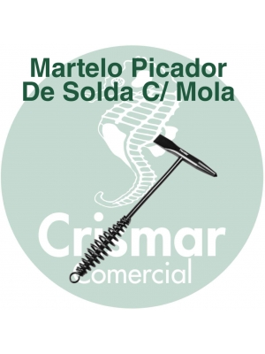 Martelo Picador de  Solda C/ Mola