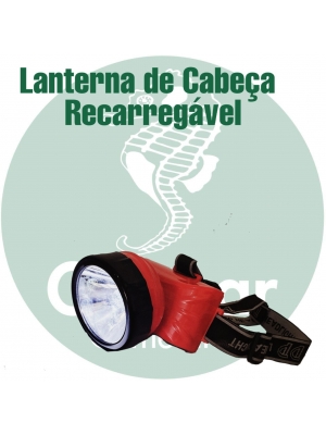 Lanterna Recarregável de Cabeça