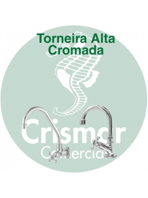 Torneira Alta Cromada