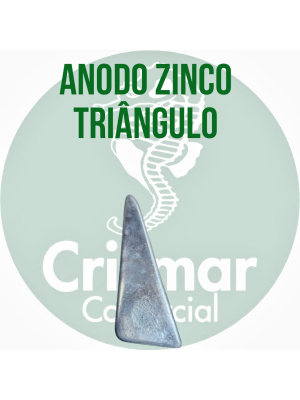 Anodo de Zinco Triangulo