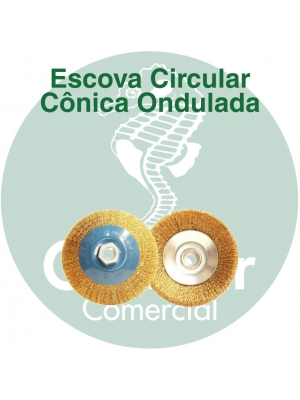 Escova Cônica Ondulada