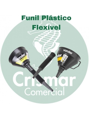 Funil Plástico Flexível 160mm