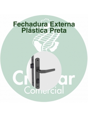 Fechadura Externa Plástica