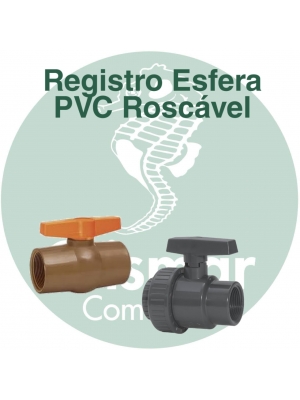 Registro Pvc Roscável