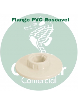 Flange PVC Roscável