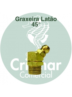 Graxeira 45º Latão