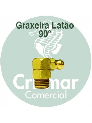 Graxeira 90º Latão