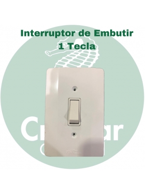 Interruptor de Embutir 1 tecla