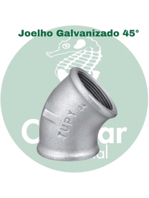 Joelho Galvanizado BSP Tupy 45º