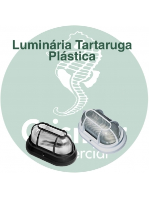 Luminária Tartaruga Plástica