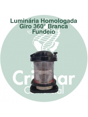 Luminária Homologada Branca 360º