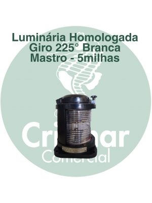 Luminária Homologada Branca 225º