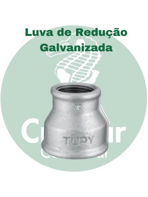 Luva de Redução Galvanizada BSP Tupy