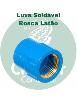 Luva Soldável Rosca Latão