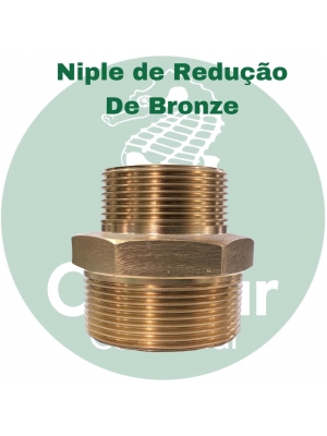 Niple de redução bronze