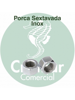 Porca Sextava Inox