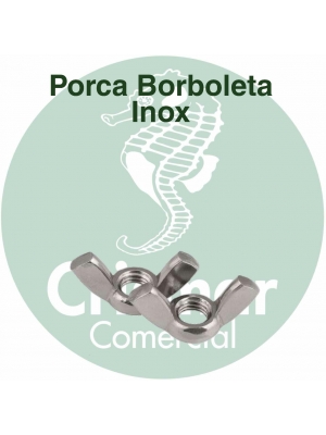 Porca Borboleta Inox