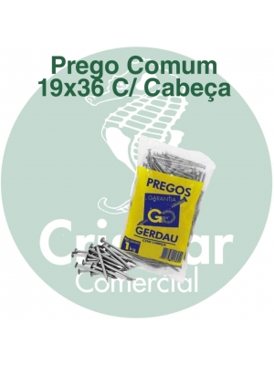 Prego Com Cabeça 19x36