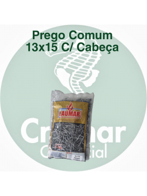 Prego Com Cabeça 13 x 15